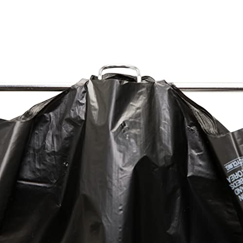 Платтри Голема обична црна врежана торба со маици, 12 инчи x 7 инчи x 22 инчи, 17 микрофон, црни торби со ракувани, рефус, намирници, мало, тешка