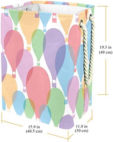 ДЕЈА Водоотпорни Корпи За Перење Високи Цврсти Преклопливи Шарени Печатени Шаблони Со Балон Со Топол Воздух За Возрасни Деца Тинејџерски