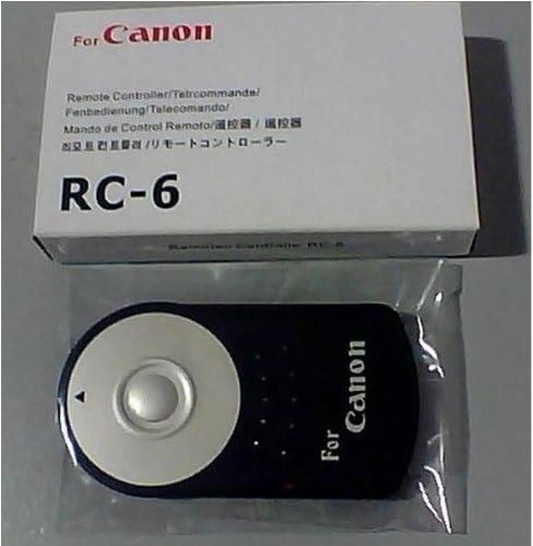 Нов Канон RC-6 Далечински Управувач За Canon EOS 4 450D 500D 550D 600D 5DII 60D CANON EOS 5D MARK III, T3I, T2I, 5D MARK II, 60D, T1I,