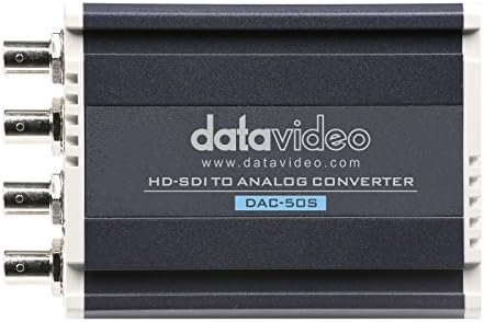 DataVideo DAC-50S | 2 Нерамнотежа аудио канали 3G/HD-SDI во аналоген конвертор
