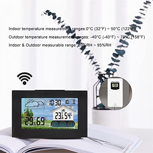 Дуба метеоролошка станица на допир Дигитален мерач на влажност на часовникот на часовникот на часовникот со безжичен