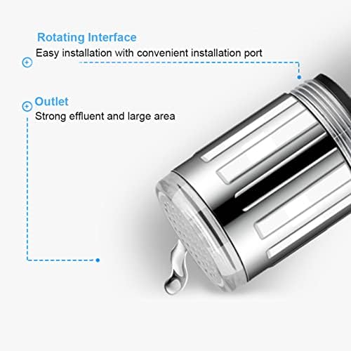 PLLLAAOO КУЈНА Славина ПРЕДВОДЕНА Светлина, LED Славина Распрскувач, Температура Сензори Боја Менување НА LED Светло Вода Славина Допрете