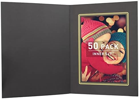 Голден Стејт уметност, пакет од 50, 5х7 папки со фотографии, картонска рамка за слики, картички за хартија, картички за честитки/покани, специјални