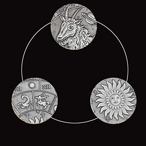2021 ЗАБЕЛЕШКА ЗА ЗАПАДЕН АСТЕЛИЦИЈА КОЛЕКТИВИЧКИ ЗА КАПРИКРОН ТОКЕН Зодијак Колекција на монети