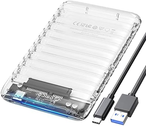 Орико 2.5 Исчисти ГО КУЌИШТЕТО НА Хард Дискот USB C до SATA III 6Gbps Надворешен Случај На Хард Диск со USB 3.0 SSD HDD Комплет