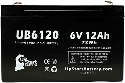 2 Пакет Замена На Батеријата За Panasonic LC-R0612P - Замена UB6120 Универзална Запечатена Оловна Киселина Батерија-Вклучува 4 F1 До F2