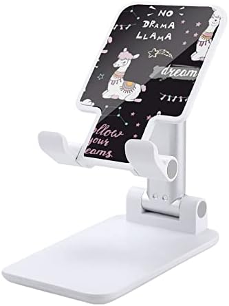 Прекрасна лама печати мобилен телефон штанд компатибилен со таблетите за прекинувач за iPhone, прилагодлив прилагодлив на држачот