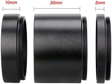 SVBony SV129 Extension Tube T2 Extension Tube комплет должина 5mm 10mm 30mm M42x0.75 од двете страни должина