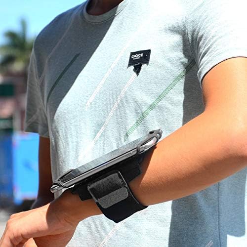 Фолч за Tecno Spark 7T - ActiveStrech Sport Armband, прилагодлива амбалажа за тренинг и трчање за Tecno Spark 7T - etет Црн