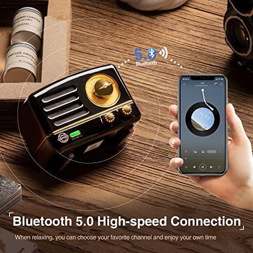 Muzen OTR Metal Portable FM Radio Bluetooth Sounder Black, Muzen Wild Go Bluetooth Portable Sondail