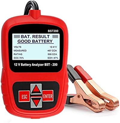 Слатиом BST200 тестер за батерии за автомобили Мулти јазици 12V 1100CCA Анализатор на батерии АДАЛОТИВЕН Скенер за автомобилски