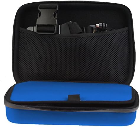 Navitech Blue Heavy Duty Rugged Hard Case/Cover компатибилен со Urbst WiFi Action Camera 4K Ultra