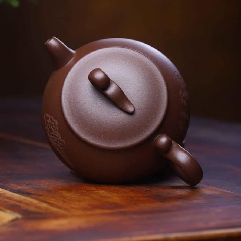 Walnuta Purple Clay чај сад сурова руда црна кал филтер за калци чајник дома рачно изработен чај производител Традиција чај сет