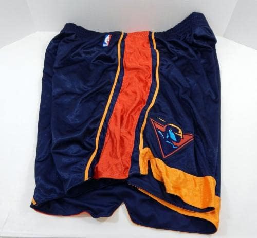 2000 -тите игра на Голден Стејт Вориорс издаде морнарички шорцеви 46 DP48143 - користена игра во НБА