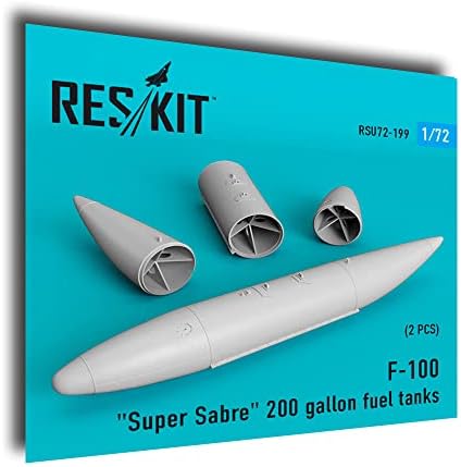 Reskit RSU72-0199 1/72 F-100 Super Saber 200 резервоари за гориво на галон