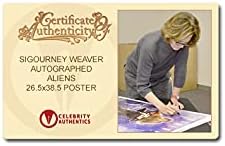 Sigourney Weaver Autographed 1986 Вонземјани 26.5x38.5 Постер за едностран филм