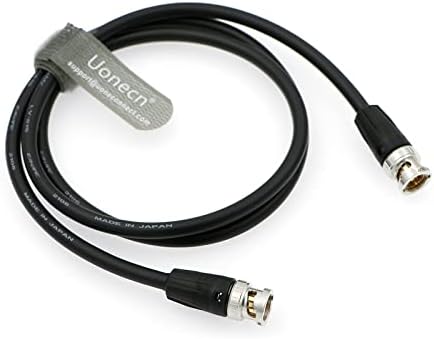 Uonecn 12g HD SDI видео коаксијален кабел BNC машки до машки за 4K видео камера 39 ''