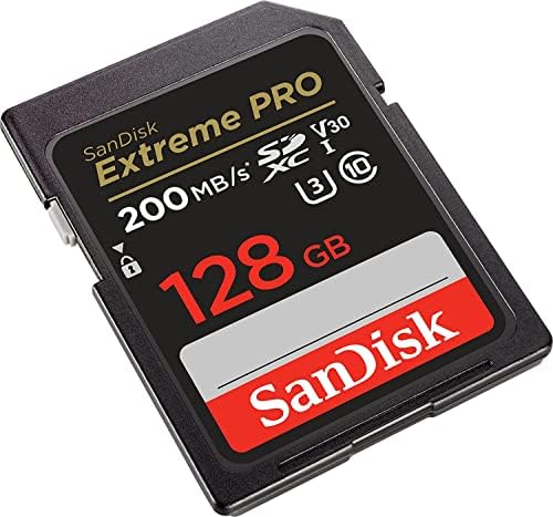 Sandisk 128gb Екстремни Про Мемориска Картичка работи Со Canon EOS Rebel T5, T6, T6i, T7i, EOS 5D MARK IV, 6D Mark II, 5D Mark III, DSLR