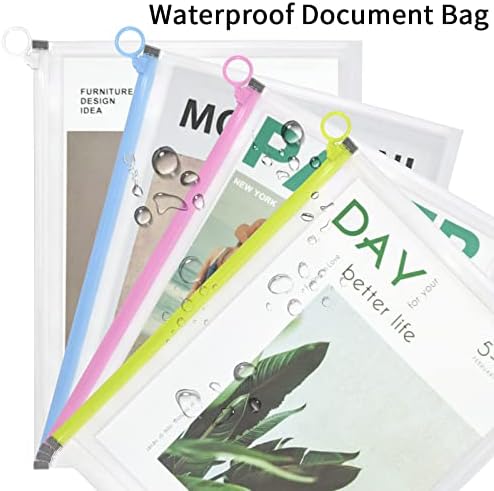 8 Пакувајте Пластични Пликови од Ансел 9х12 Со Патент, Поли Торби Со Датотеки Документ За Канцелариски Материјали, Дом, Складирање Патувања