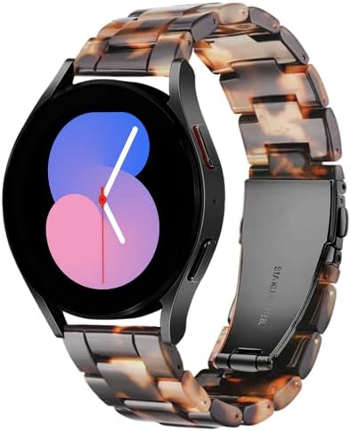 Лентите за смола од лесна куќа компатибилни со Samsung Galaxy Watch 5 40mm 44mm/Pro 45mm, Galaxy Watch 4 40mm 44mm, Galaxy Active 2