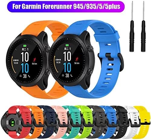 Ремени За Часовници GXFCUK За Garmin Ferrunner 945 935 Феникс 5 Плус quatix5 Силиконски Паметен Часовник Отворен Спорт 22mm Нараквица Кореа