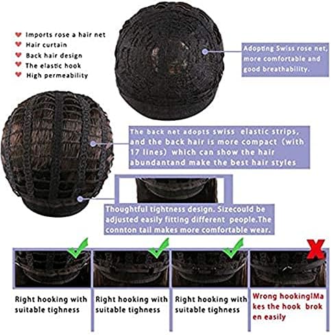 ХЗГДЕН Перика За Замена На Косата, Кратки Перики За Коса За Жени, Кафеави Перики Со Удирања Права Синтетичка Перика Природна Како Вистинска