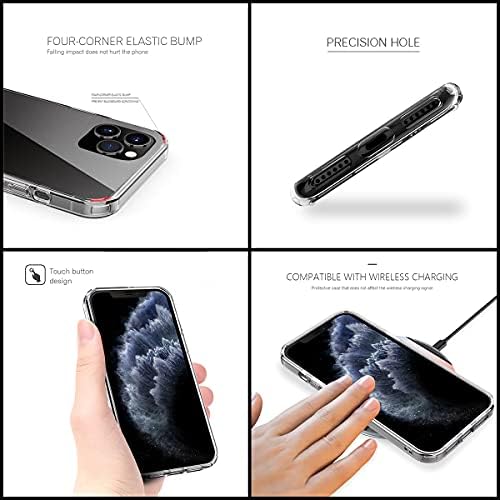 Телефон Случај Компатибилен со iPhone 14 Samsung Galaxy 15 Бакугу 13 7 8 Xr 11 12 Pro Max Se 2020 14 Гребење Додатоци Водоотпорен Транспарентен