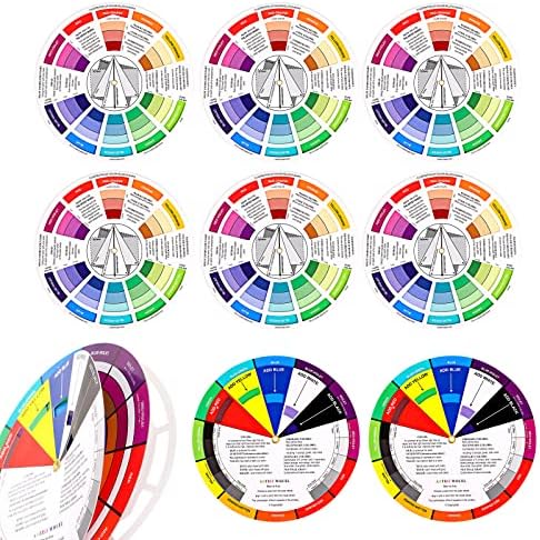 10 Парчиња Боја Боја Тркала Табела За Уметник Деца Боја Мешање На Боја Учење Водич Уметност Класа Настава Алатка Боја Хармонија