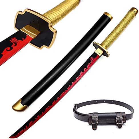 Hejiu рачно изработен катана аниме косплеј меч, вистински катана демон убиец аниме самурај косплеј меч, јапонски катана, сечило