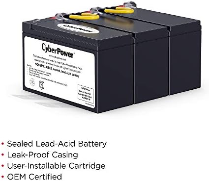 CYBERPOWER RB1270X3A UPS Замена На Батеријата Кертриџ, UPS Замена На Батеријата Кертриџ, Одржување-Бесплатно, Корисникот Може Да
