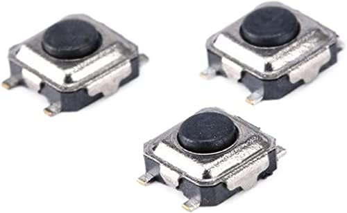 Микро прекинувачи на Берисун 100 парчиња 3 * 3 * 1,5мм SMT тактика за мини -превртување на копчето Микро прекинувач Моментарна SMD 3x3x1.5