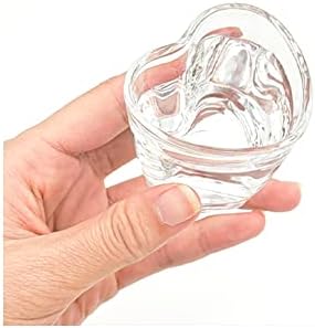 Корејски Соџу Шут Очила Поставува Срце Во Облик На Виски Стакло Во Собата 4 парчиња