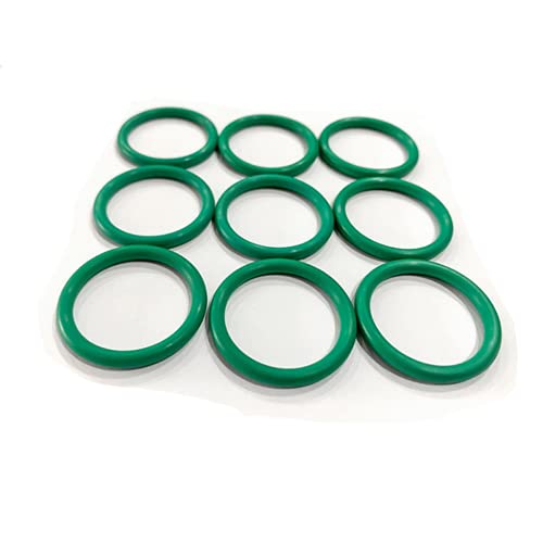 ForestGift 50 парчиња флуор гума О-прстени Гупал гума за миење садови за запечатување 17мм ОД 12мм ID 2,5 мм ширина FKM прстени за заптивка