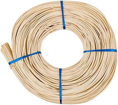 3-2, 5 мм Тркалезна Трска | 1 Фунта Серпентина | Reан Трска За Ткаење Корпи И Изработка На Плетен Мебел | Корпа, Плетен Ткаење