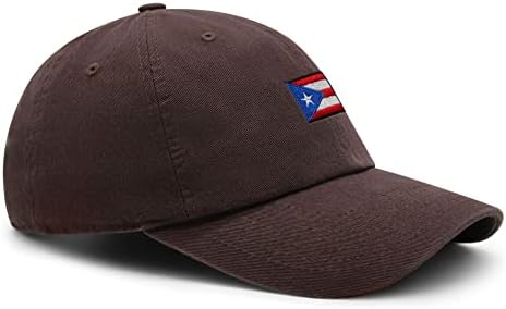 JPAK знамето на Порто Рико Премиум тато капа везена памучна бејзбол капа