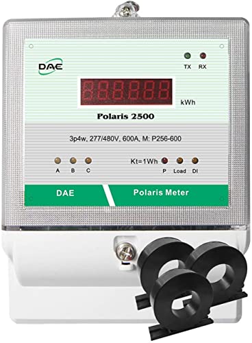 Комплет DAE P256-600-S, 600A, 277/480V, ул kWH паметен под-премартирање, 3p4w, 3 CTS, RS485