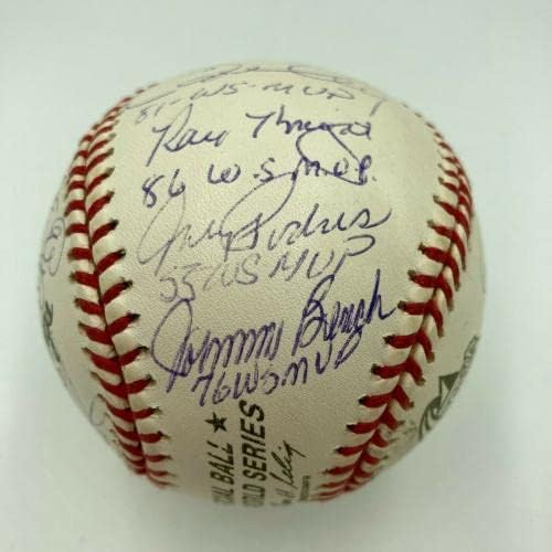 Мулти потпишан бејзбол на МВП на ретката светска серија МВП 17 Сигс ПСА ДНК Коа - автограмирани бејзбол