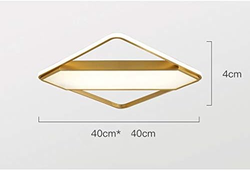 SXNBH и едноставна LED таванска светлина, лесна за инсталирање и чистење на спалната соба, сите бакарни домашна употреба на таванот
