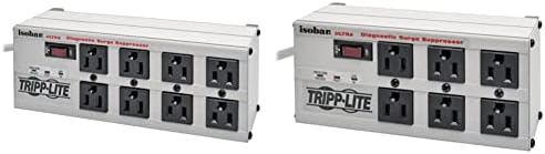 Tripp lite isobar8ultra isobar 8 излез за заштита на електрична енергија и долар 50,000 Осигурување бело и трип лајт isobar6ultra isobar