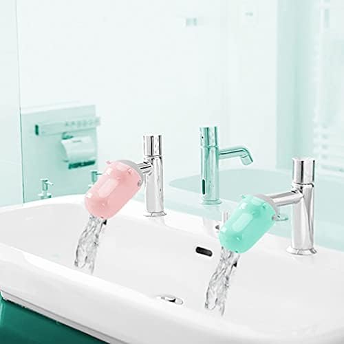 Cabilock Toot Tub Faucet Extender Toddler Cartoon Hippo Design Bales Extension Spout Hands Mass Helpich Chiten Кујна додатоци за бања за бања