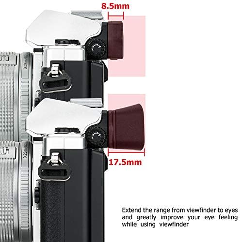 Soft Silicon Camera Viewfinder Eyecup Eyepiece Eyeshade for Olympus OM System OM-5 OM-D E-M10 Mark IV III II & E-M5 Mark III II Mirrorless