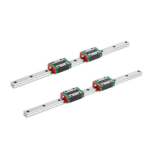 Mssoomm 15mm EGH15 Cnc Квадратни Линеарни Водич Железнички Комплет 2Pcs EG15-63.78 инчен / 1620mm +4Pcs EGH15-CA Превоз Лизгач Блок ЗА 3d Печатач И Diy Проект