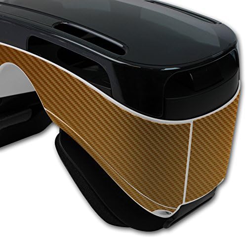 Скиноми Злато Јаглеродни Влакна Целосна Кожа На Телото Компатибилна Со Samsung Gear VR TechSkin Со Заштитник На Екранот Против Меурчиња Со Проѕирен