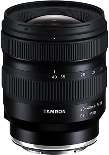 Тамрон 20-40мм f/2.8 Diiii VXD Објектив За Sony E Пакет Со Ранец, Комплет За Филтрирање 67мм, Ремен За Камера, Средство За Чистење