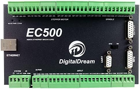 Возач на мотор Davitu - EC500 CNC Ethernet Контролер за движење ETHERNET EC500 3/4/5/6 Оскар надградба USB контролор на контролор за контролирање