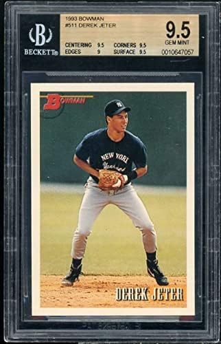 Derek jeter Rookie Card 1993 Bowman 511 BGS 9,5