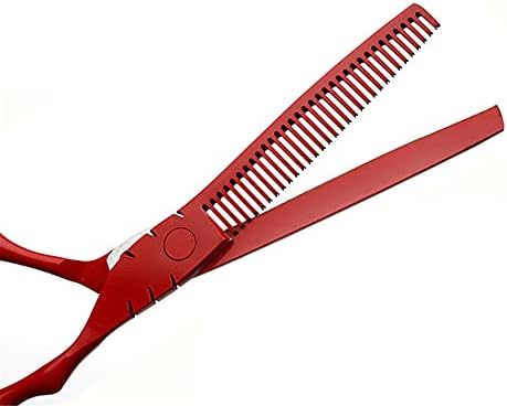 Xjpb ножици за сечење коса Поставете фризерски ножици комплет за сечење ножици за слабеење на смолкнување од не'рѓосувачки челик 6,0