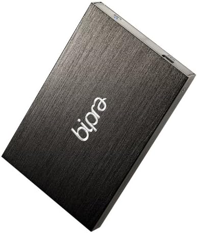 Bipra 250gb 250 Gb 2.5 Инчен Надворешен Хард Диск Пренослив USB 2.0-Црна-Fat32