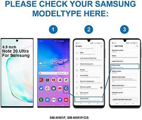 Звучник За Слушалки Ммобиел Компатибилен Со Samsung Galaxy Забелешка 20 Ултра/Забелешка 20 Ултра 5G-Замена На Слушалки/Уши-Вкл. Шрафцигери