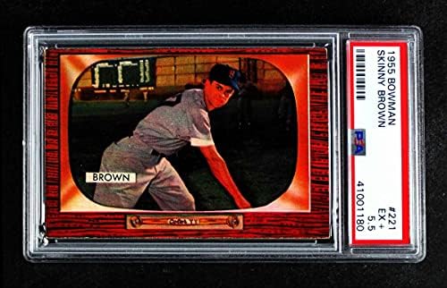 1955 Bowman 221 Hector Brown Boston Red Sox PSA PSA 5,50 Red Sox